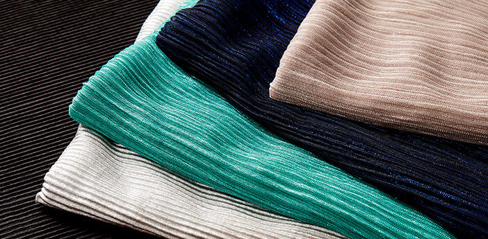 Pleated fabrics